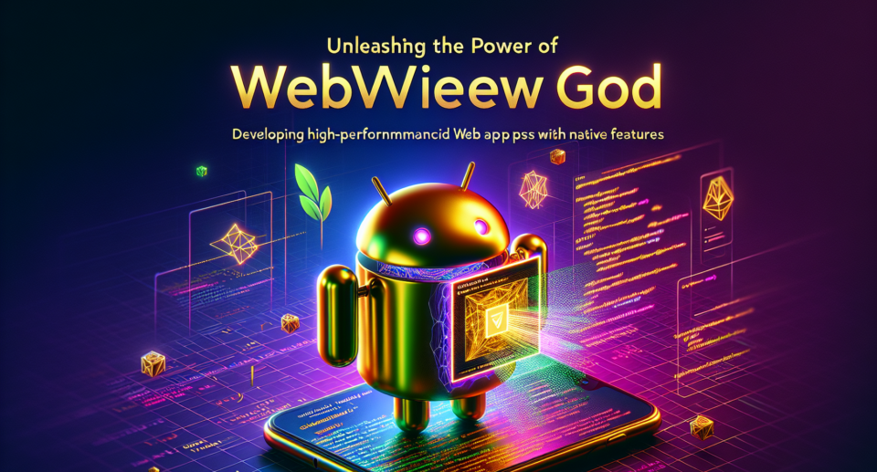Unleashing the Power of WebViewGold: Developing High-Performance Android Web Apps with Native Features