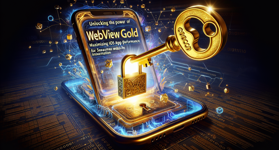 Unlocking the Power of WebViewGold: Maximizing iOS App Performance for Seamless Website Integration