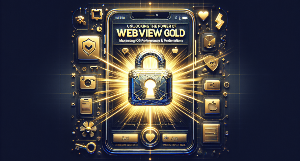 Unlocking the Power of WebViewGold: Maximizing iOS App Performance and Functionality