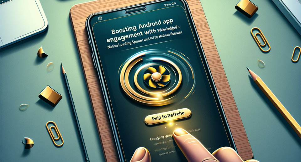 Boosting Android App Engagement with WebViewGold’s Native Loading Spinner and Pull to Refresh Features