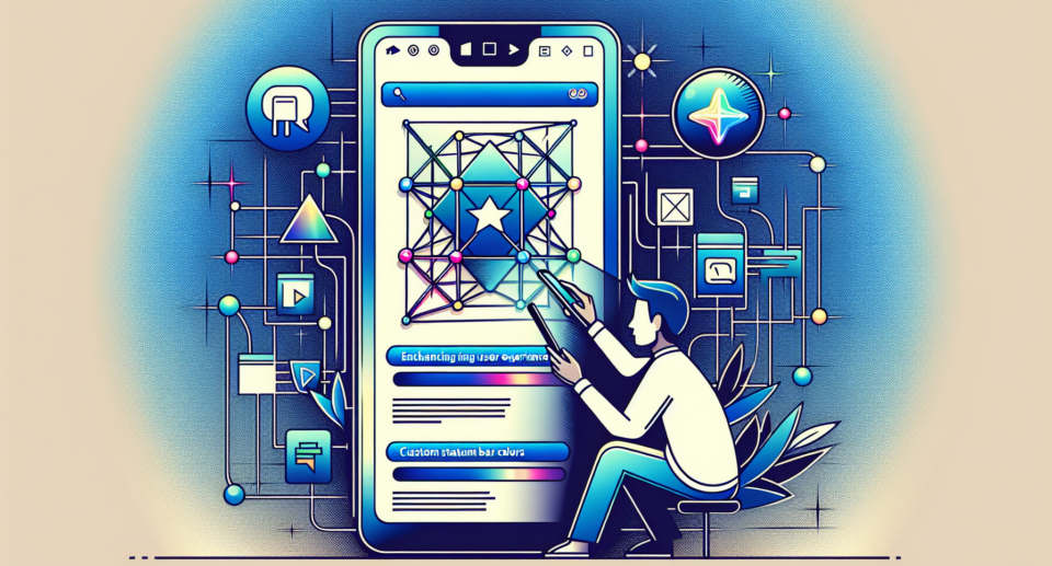 Enhancing User Experience with WebViewGold: Implementing Custom Status Bar Colors in Android Web Apps