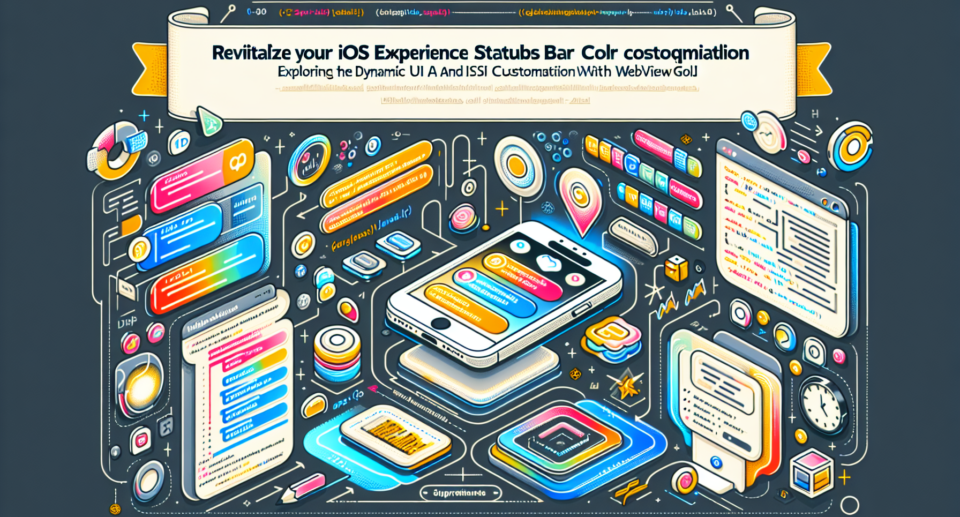 Revitalize Your iOS Experience: Exploring the Dynamic UI API and Status Bar Color Customization with WebViewGold