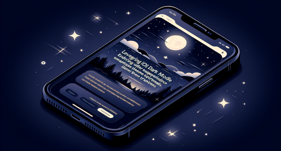 Leveraging iOS Dark Mode in WebViewGold: Enhancing User Experience with Seamless Theme Transitions