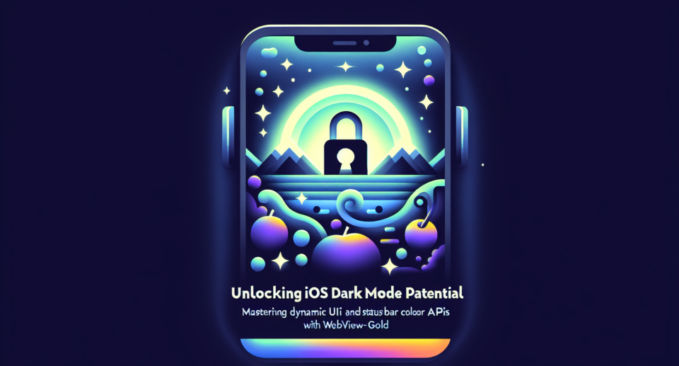 Unlocking iOS Dark Mode Potential: Mastering Dynamic UI and Status Bar Color APIs with WebViewGold