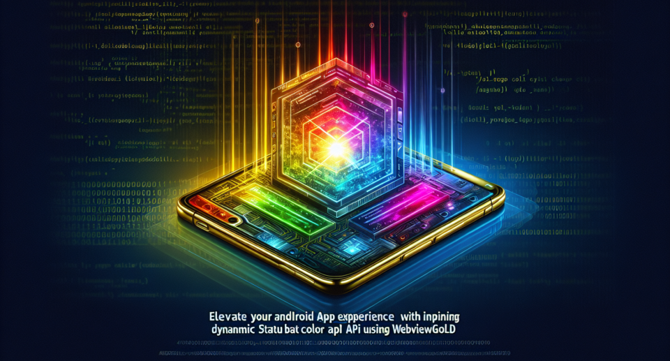 Elevate Your Android App Experience with Dynamic Status Bar Color API Using WebViewGold