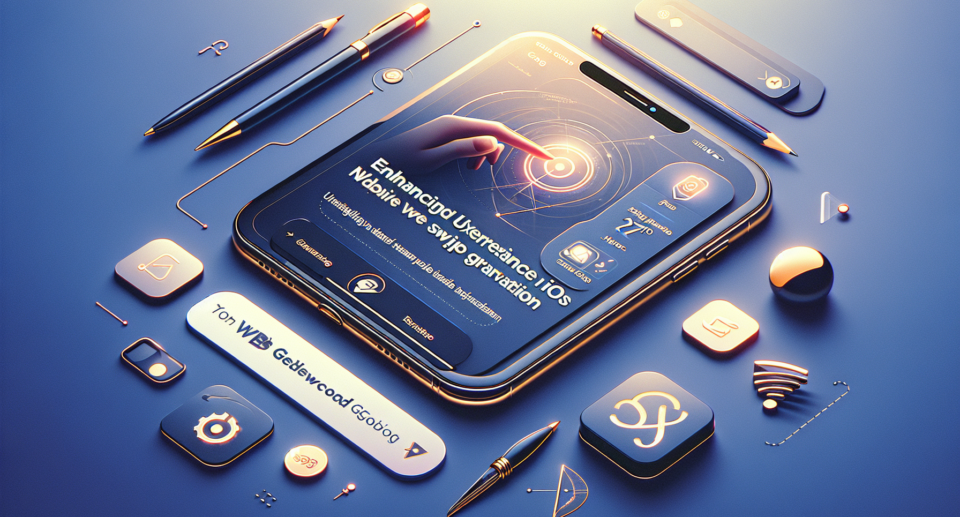 Enhancing User Experience on iOS: Utilizing WebViewGold’s Native Swipe Gesture Navigation