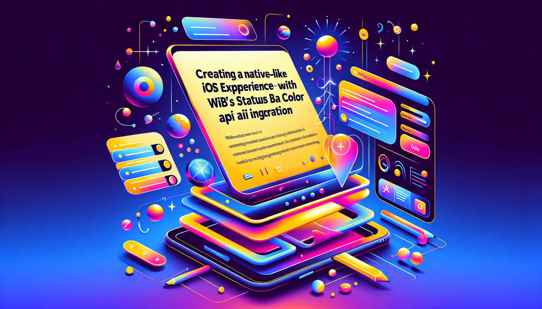 Creating a Native-Like iOS Experience with WebViewGold’s Dynamic UI & Status Bar Color API Integration