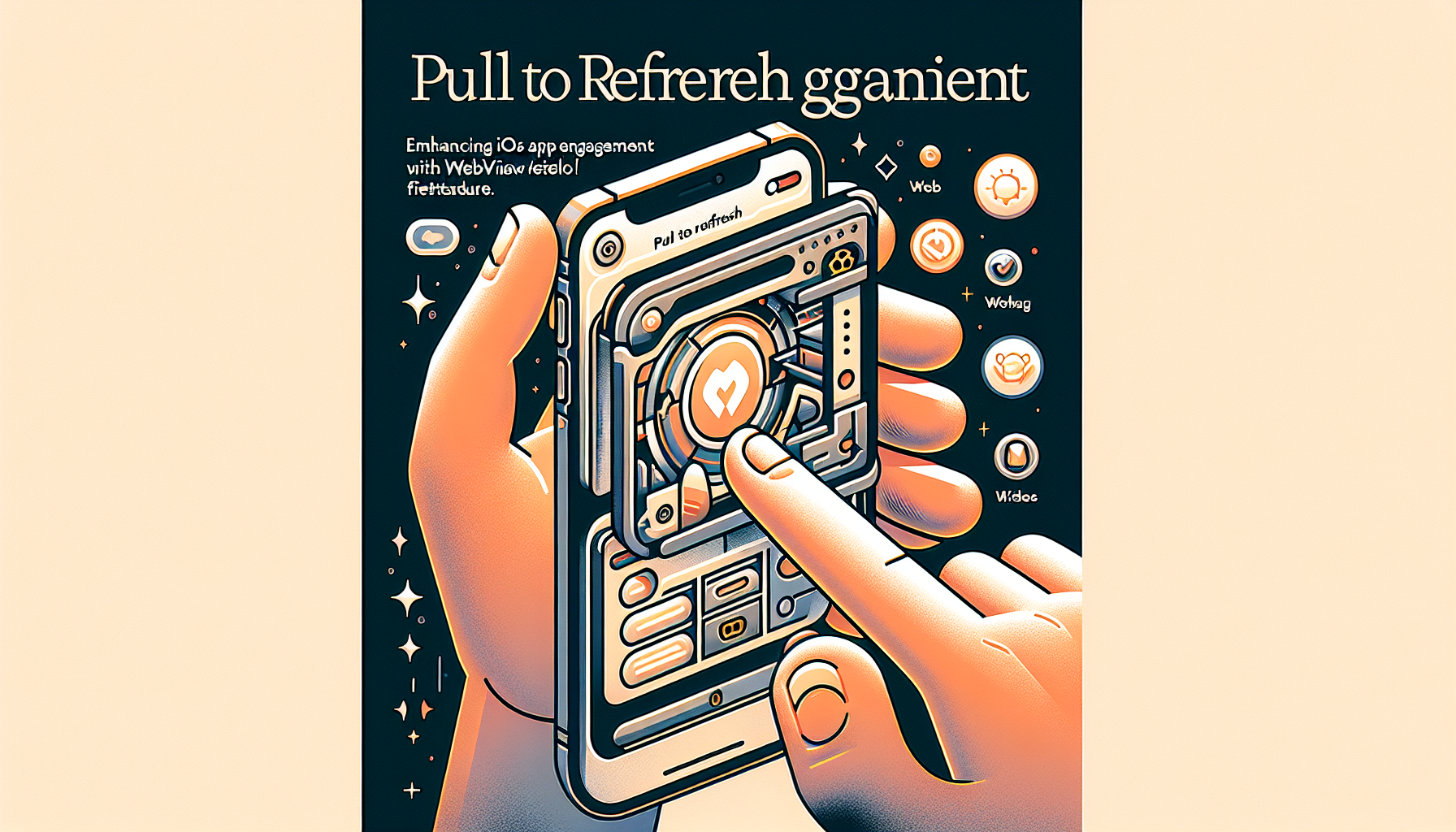 Enhancing iOS App Engagement with WebViewGold’s Pull To Refresh Feature