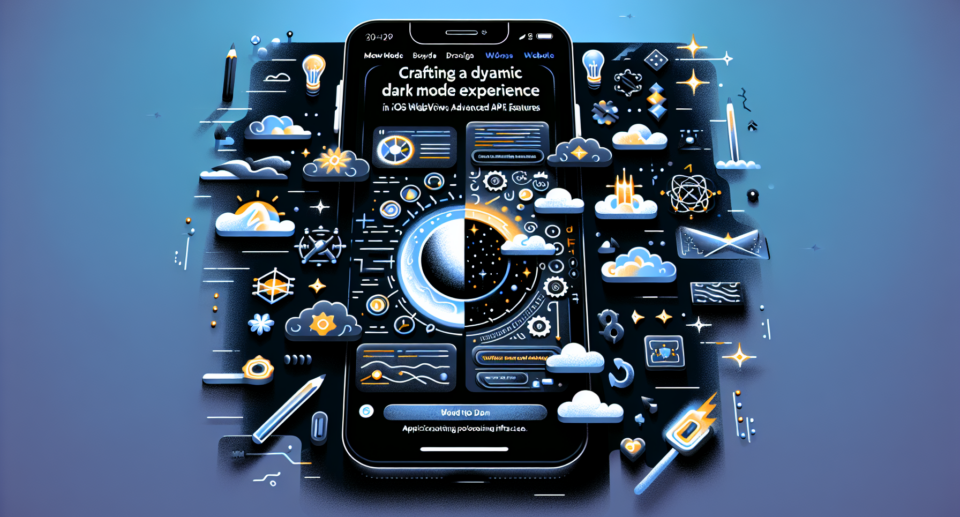 Crafting a Dynamic Dark Mode Experience in iOS WebView Apps Using WebViewGold’s Advanced API Features
