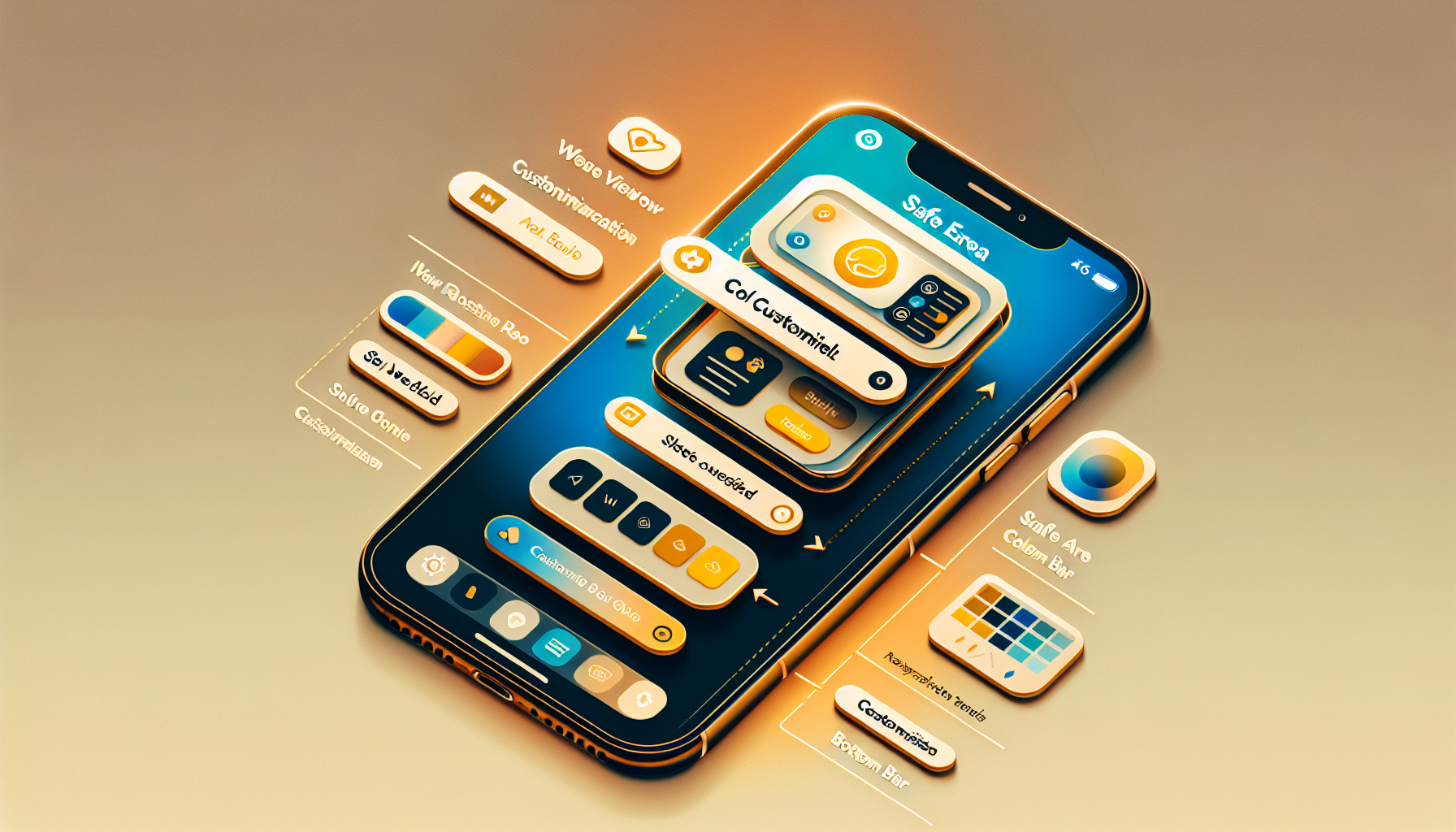 Revitalize Your iOS App Experience with Custom Safe Area and Bottom Bar Color Design Using WebViewGold