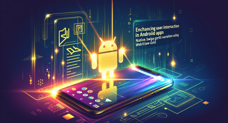 Enhancing User Interaction in Android Apps with Native Swipe Gesture Navigation Using WebViewGold