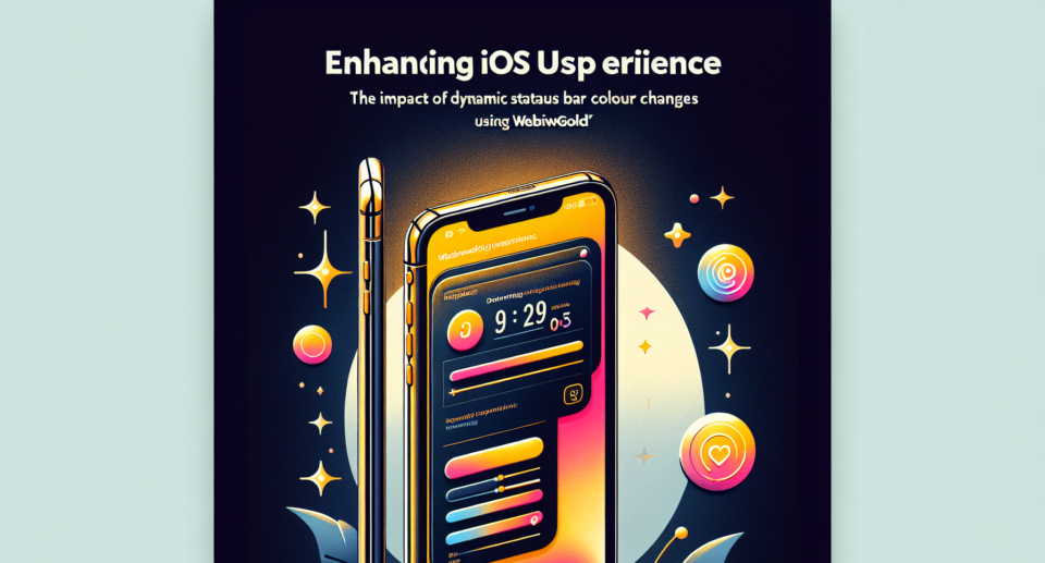 Enhancing iOS User Experience: The Impact of Dynamic Status Bar Color Changes Using WebViewGold