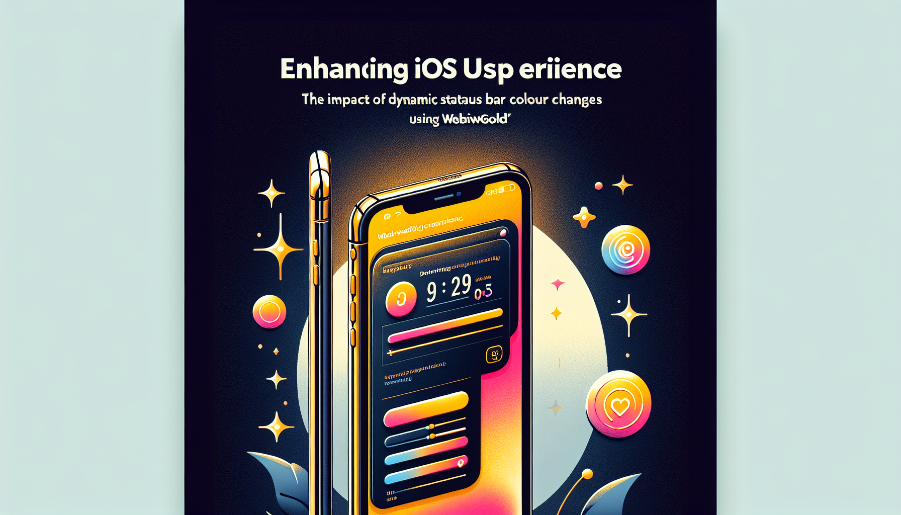 Enhancing iOS User Experience: The Impact of Dynamic Status Bar Color Changes Using WebViewGold